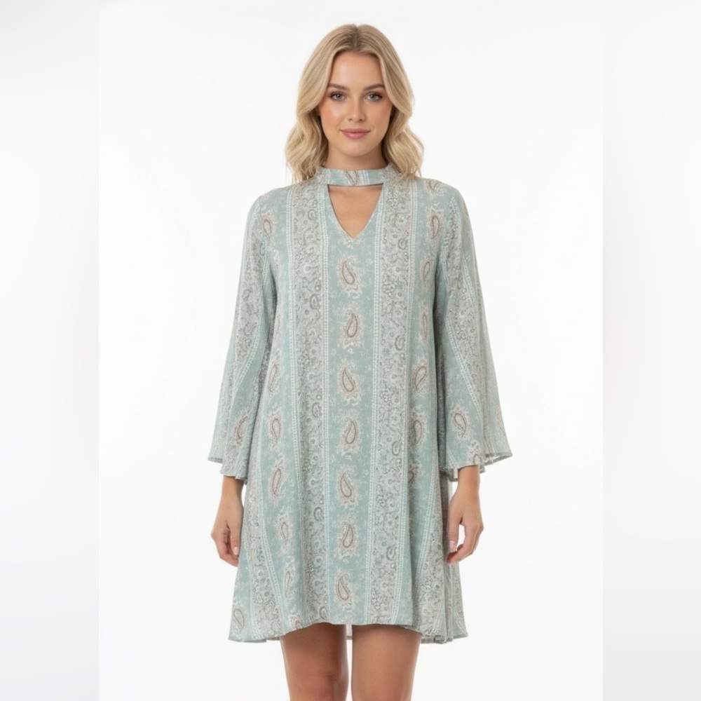 Andree by unit paisley floral dress size large